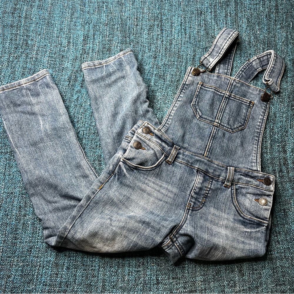 Girl's Target Cherokee Blue Denim Overalls Youth Girl's Size Small